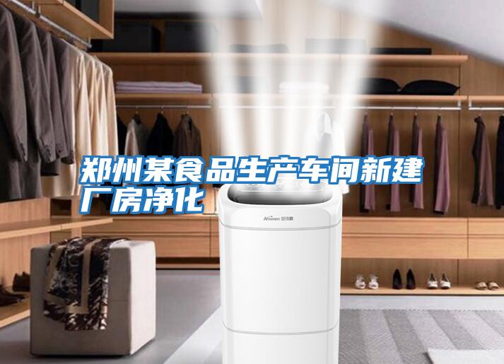 鄭州某食品生產車間新建廠房凈化