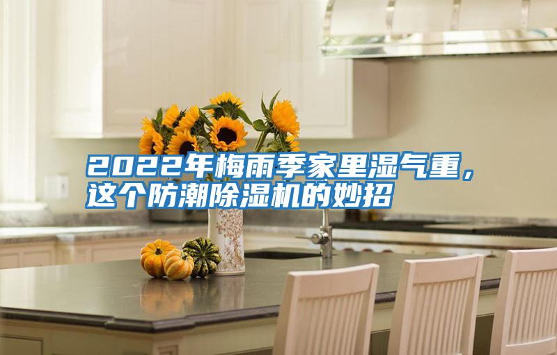 2022年梅雨季家里濕氣重，這個防潮除濕機的妙招