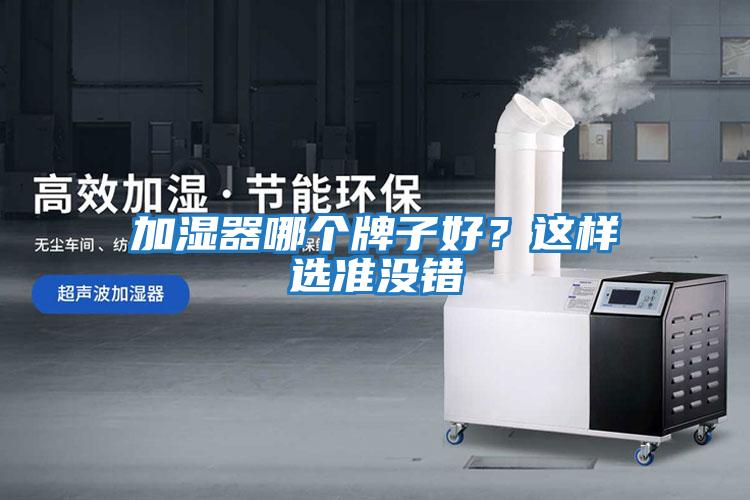 加濕器哪個(gè)牌子好？這樣選準(zhǔn)沒(méi)錯(cuò)