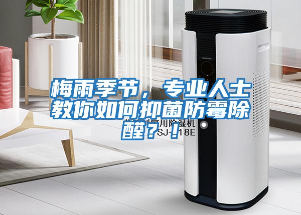 梅雨季節，專業人士教你如何抑菌防霉除醛？！