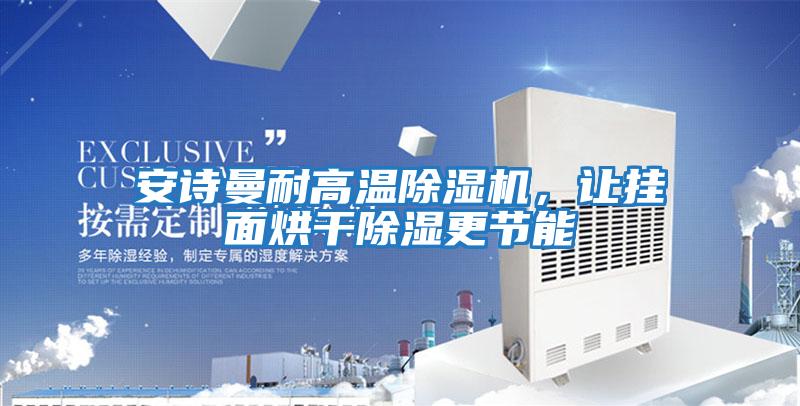 安詩曼耐高溫除濕機，讓掛面烘干除濕更節能
