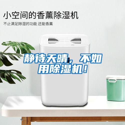 靜待天晴，不如用除濕機！