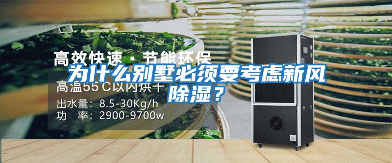 為什么別墅必須要考慮新風除濕？