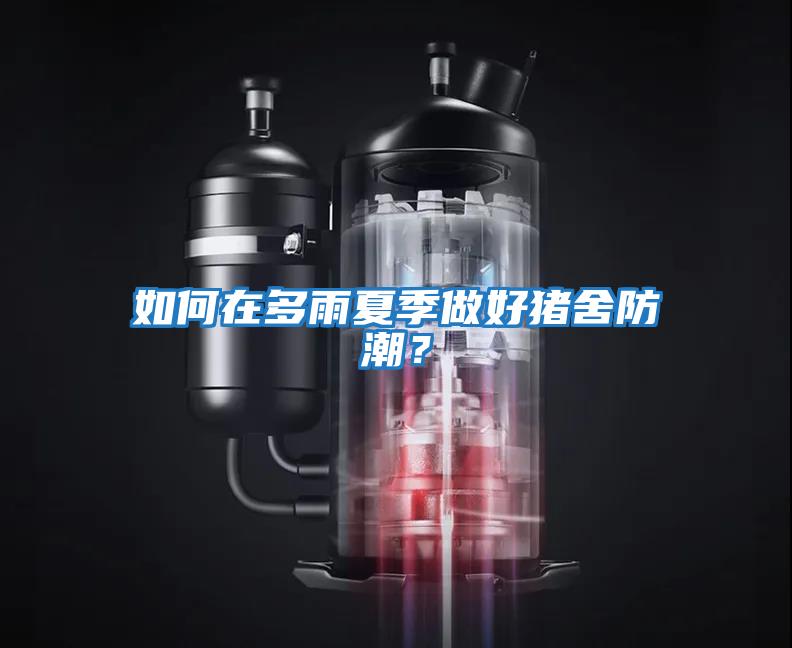 如何在多雨夏季做好豬舍防潮？