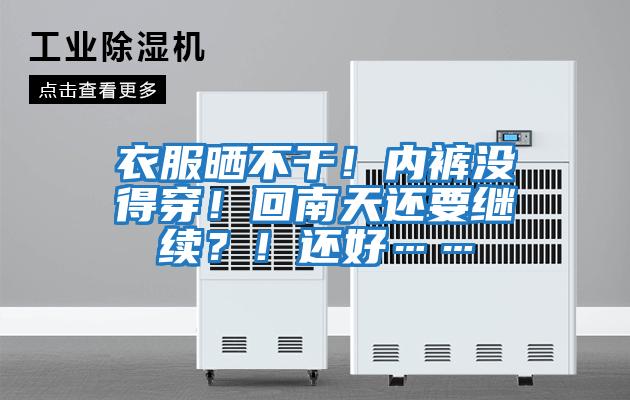 衣服曬不干！內褲沒得穿！回南天還要繼續？！還好……