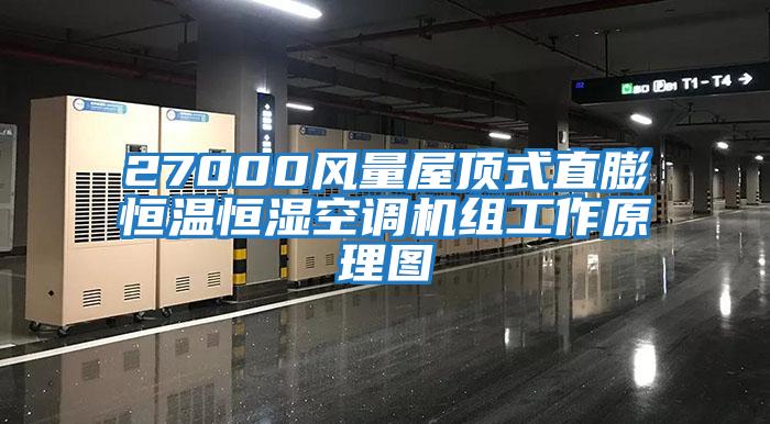 27000風量屋頂式直膨恒溫恒濕空調機組工作原理圖