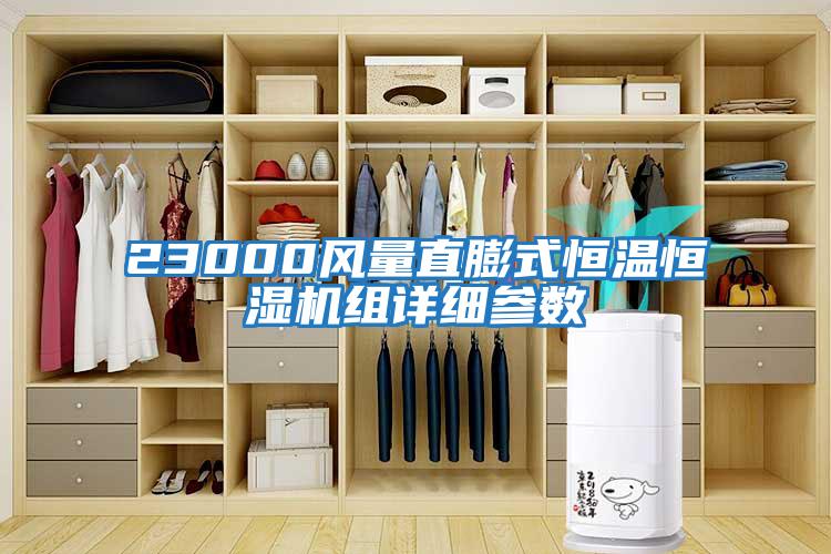 23000風量直膨式恒溫恒濕機組詳細參數