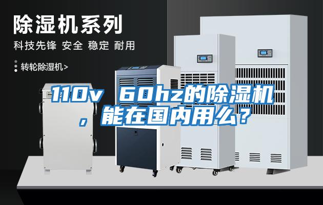 110v 60hz的除濕機，能在國內用么？