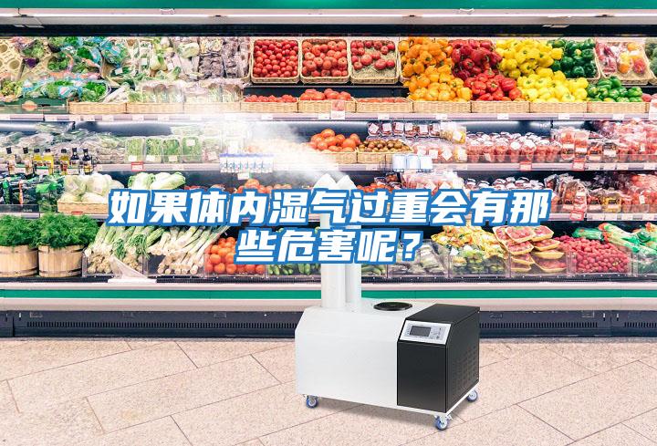 如果體內濕氣過重會有那些危害呢？