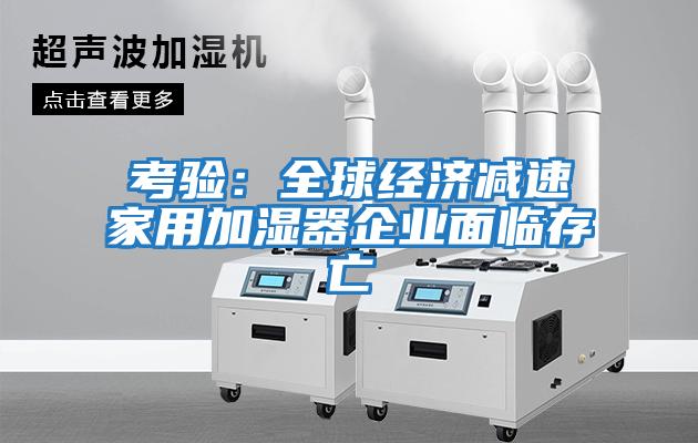 考驗：全球經濟減速家用加濕器企業面臨存亡