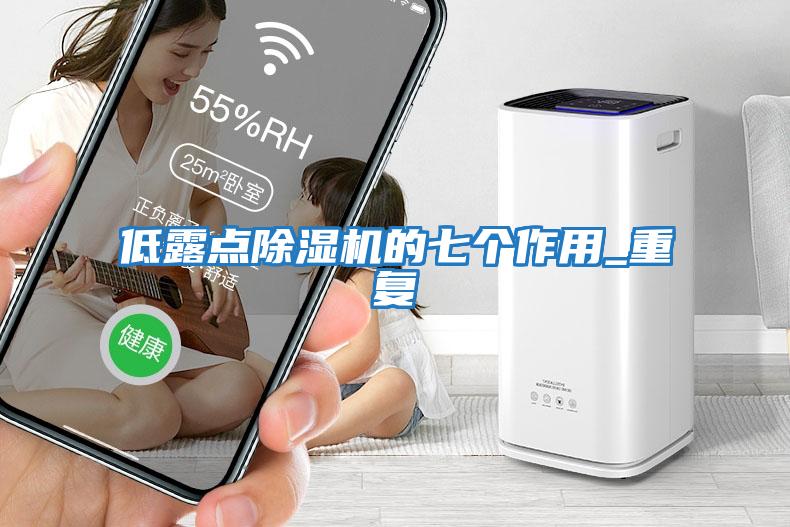 低露點除濕機的七個作用_重復