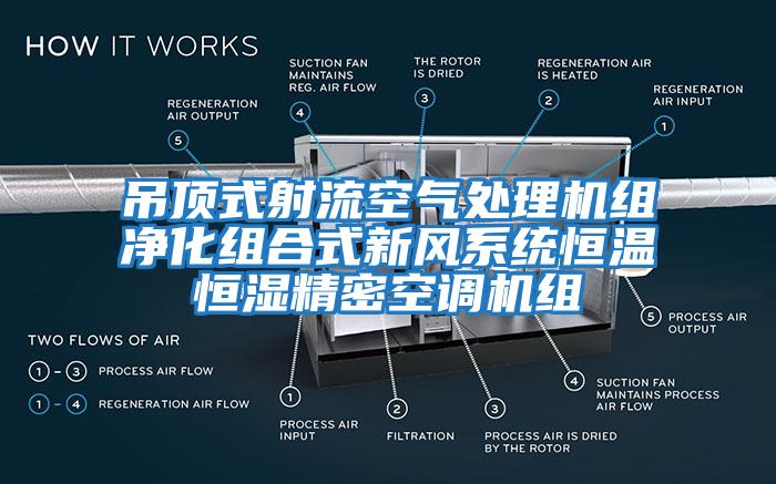 吊頂式射流空氣處理機組凈化組合式新風系統(tǒng)恒溫恒濕精密空調(diào)機組
