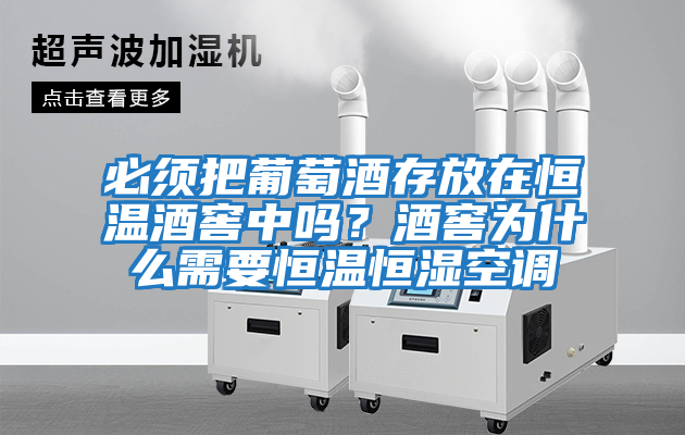 必須把葡萄酒存放在恒溫酒窖中嗎？酒窖為什么需要恒溫恒濕空調