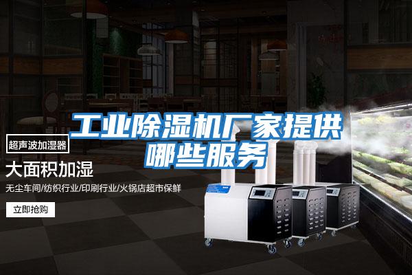 工業除濕機廠家提供哪些服務