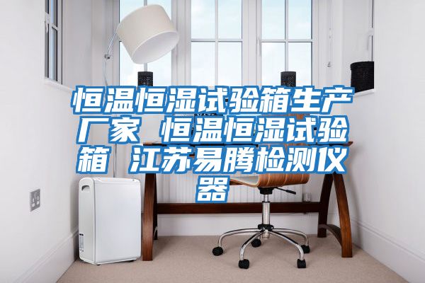 恒溫恒濕試驗箱生產廠家 恒溫恒濕試驗箱 江蘇易騰檢測儀器
