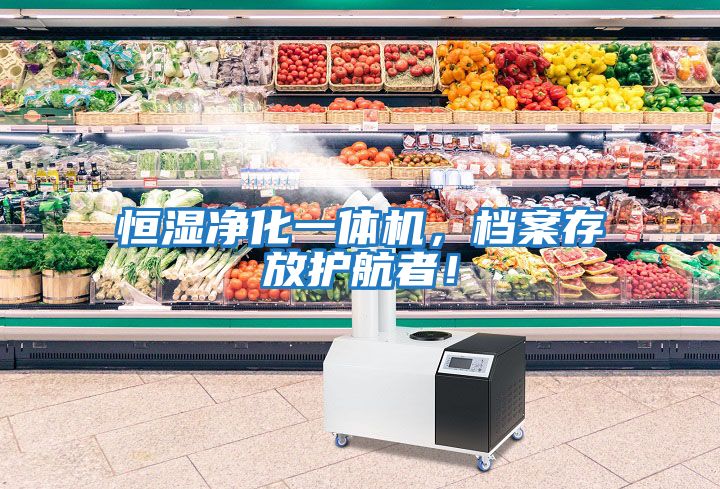 恒濕凈化一體機，檔案存放護航者！
