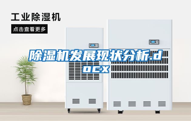 除濕機發展現狀分析.docx